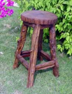 bar stools wagon wheel benches