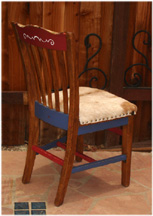 Longhorn saloon chair