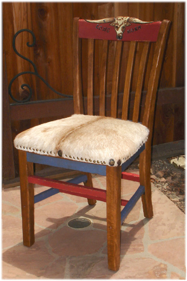 Longhorn saloon chair