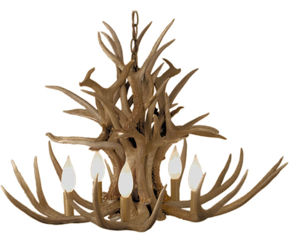 High Country Klamath Whitetail Chandelier
