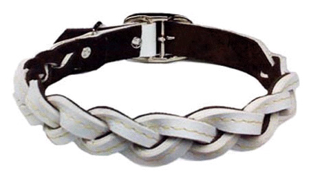 snow braided collar