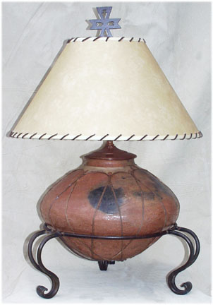 Tarahumara small ceramic table lamp