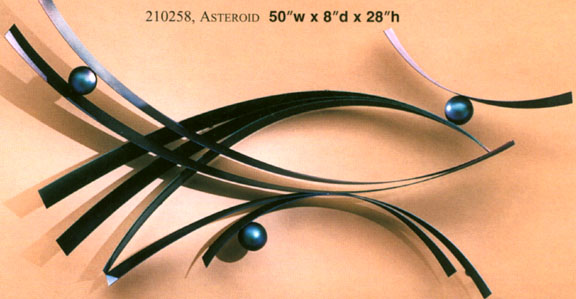 Asteroid sculpture