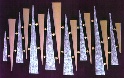zanza metal wall sculpture