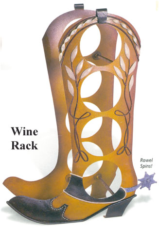 Cowboy Boot Wine Bottle Cooler