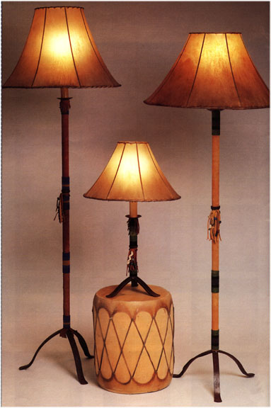 Native American Iron Floor Lamps S, Southwestern Floor Lamps