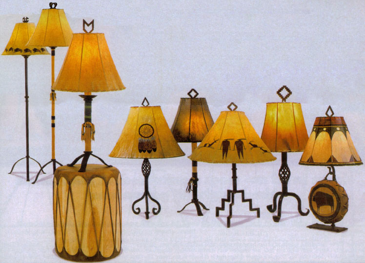 Native American Lamps And Accessories, Southwestern Lamp Shades
