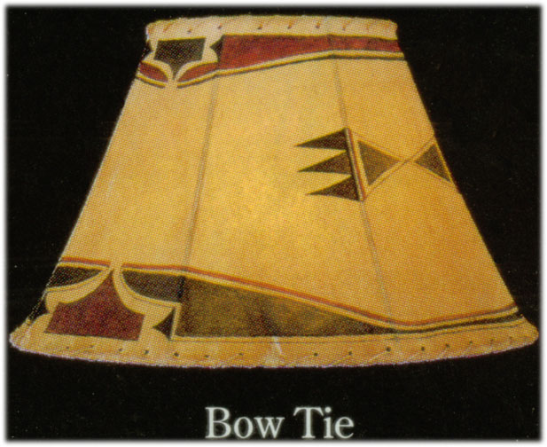 Lamp Shades Bow Ties Native American, Native American Lamp Shades